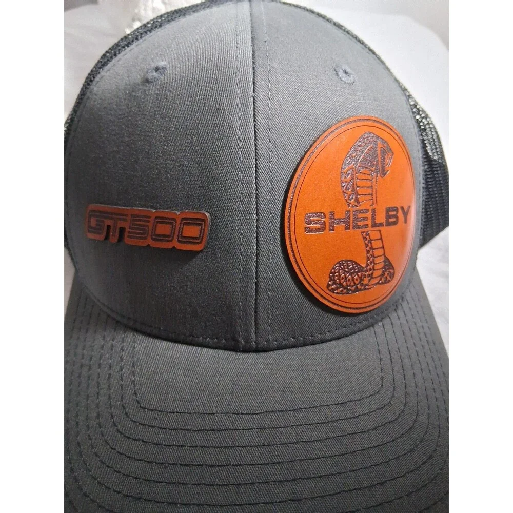 Shelby‎ Cobra Men's Snake Logo Laser Engraved GT500 Richardson 112 Snapback  Hat